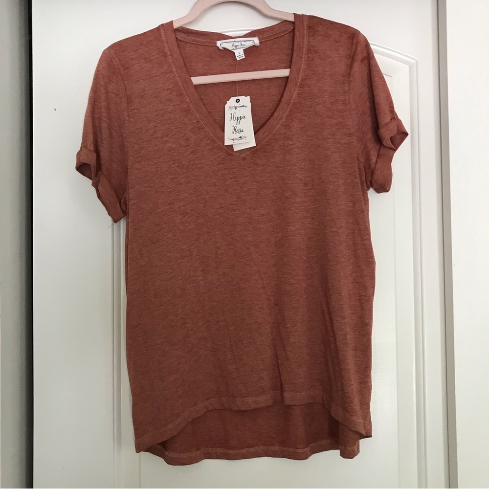 Hippie Rose Burnout Tee
